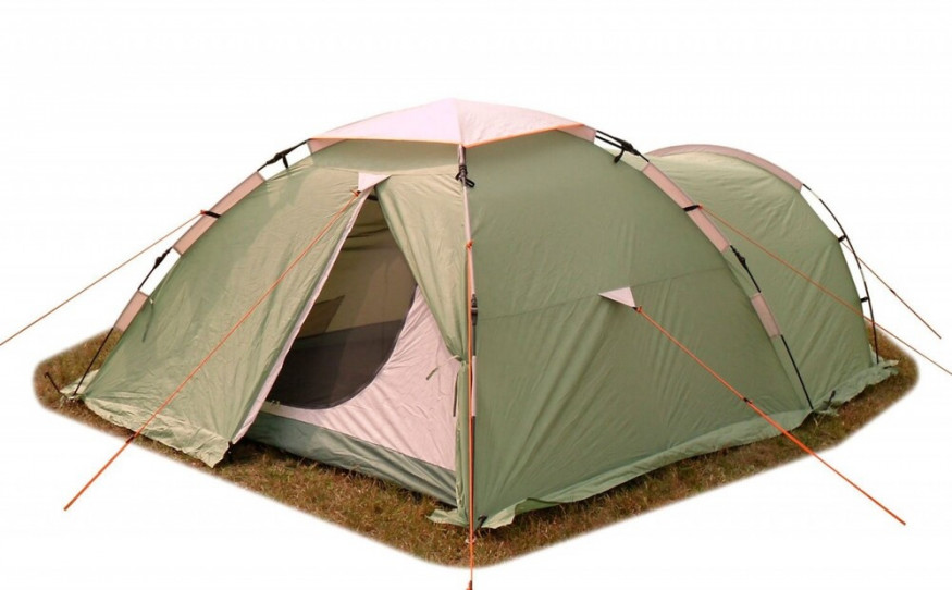 Палатка Maverick Itera 3, трехместная, зеленый цвет