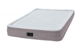 Матрас надувной "Comfort-Plush Twin", со встроен. насосом 220V, 152х203х33 см