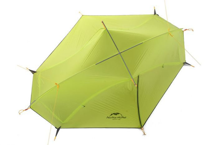 Палатка NATUREHIKE Taga 1 Ultralight Tent, одноместная, св.зеленый цвет