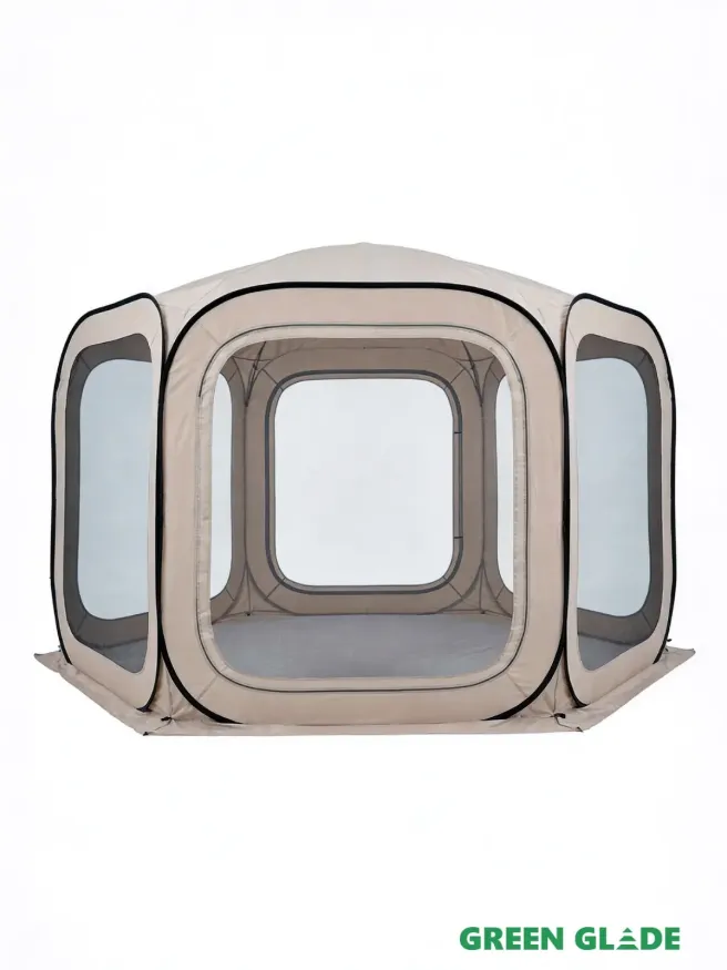 Тент садовый быстросбборный 72602 3,65х3,65х3,65х2,29 м полиэстер, Green Glade 