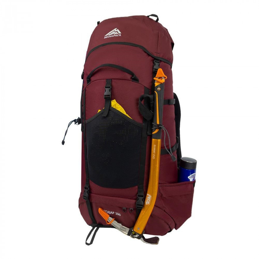 Рюкзак туристический Кодар 100 бордовый, Манарага