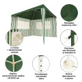 Тент садовый 1023 3х3х2,5м полиэстер, Green Glade