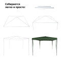 Тент садовый 1023 3х3х2,5м полиэстер, Green Glade