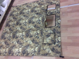 Теплый пол в палатку 2 х 2 с бойницами