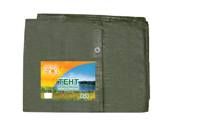 Sol Тент 14 x 16 м (укрывной) зеленый цвет