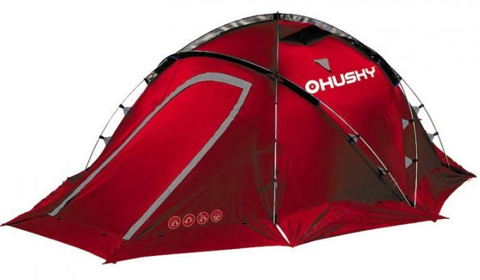 HUSKY Fighter 3-4 (палатка) красный цвет