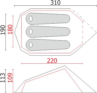 Палатка MINIMA 3 SL