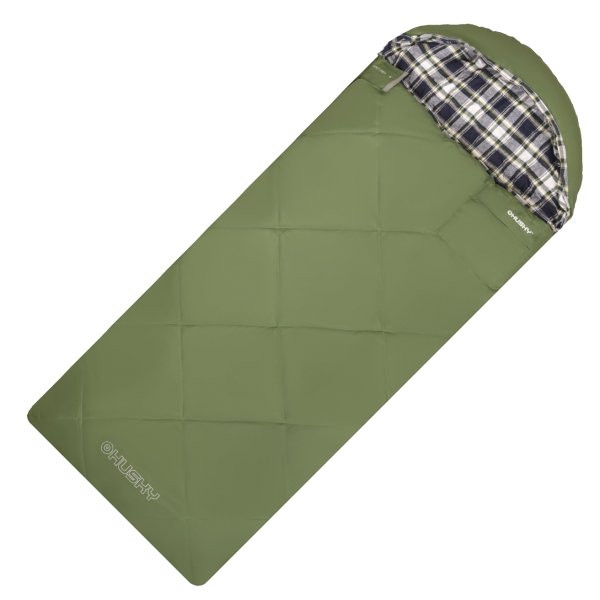 GALY KIDS -5 170x70 спальный мешок, -5, зелёный правый