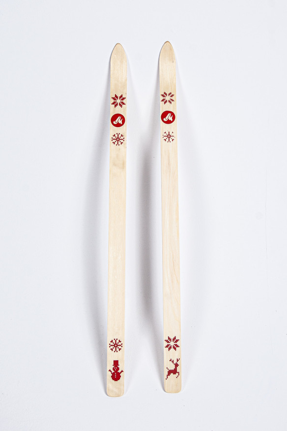 Лыжи Малыш, прогулочные детские 120 см, дерево