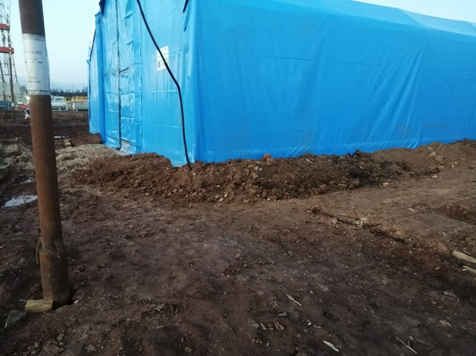 Палатка для ремонта техники АНГАРа - 180 (площадь 180 кв.м.)