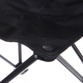 Стул складной в чехле до 100 кг, 39*39*64 см, чёрный