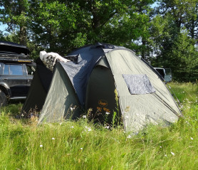 Палатка Canadian Camper SANA 4 PLUS, цвет forest