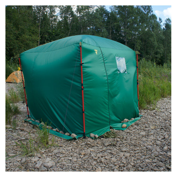 Баня туристическая «С лёгким паром!» (с каркасом)