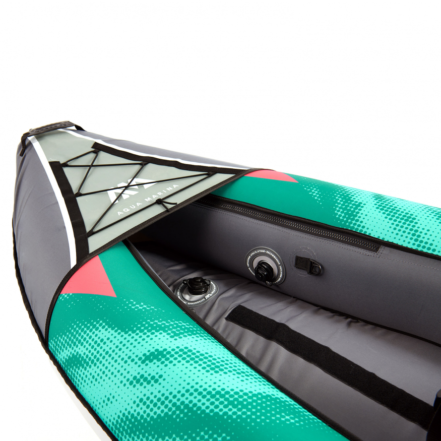 Каяк надувной двухместный Aqua Marina Laxo-320, 320x90 см