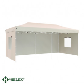 Тент-шатер Helex 24362 (раскладывается гармошкой), 6х3x3м полиэстер, бежевый