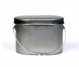 Котелок высокий 12,5 л титановый крышка без ручек Роза Ветров