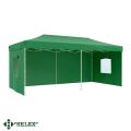 Тент-шатер Helex 24366 (раскладывается гармошкой), 6х3x3м полиэстер, зеленый