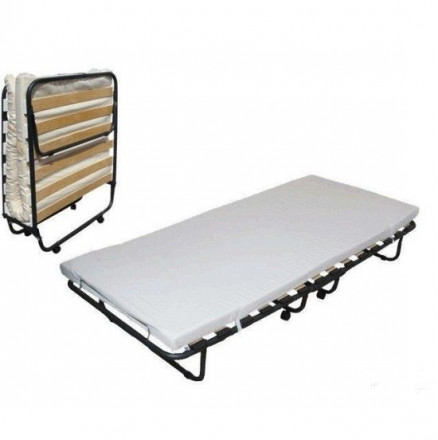 Раскладная кровать Моника М (200 х 90 х 34 см, натяж. полотно, матрас)