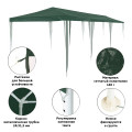Тент садовый 1063 3х9х2,55 м полиэтилен, Green Glade