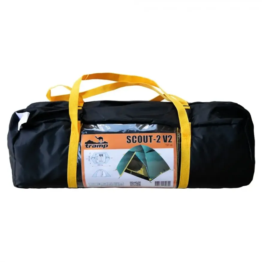 Палатка Scout 2 v2, зеленый, Tramp