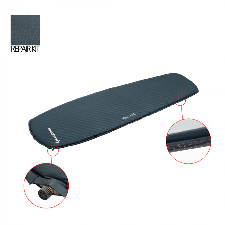 3542 DOT WAVE LIGHT коврик самонадувающийся King Camp