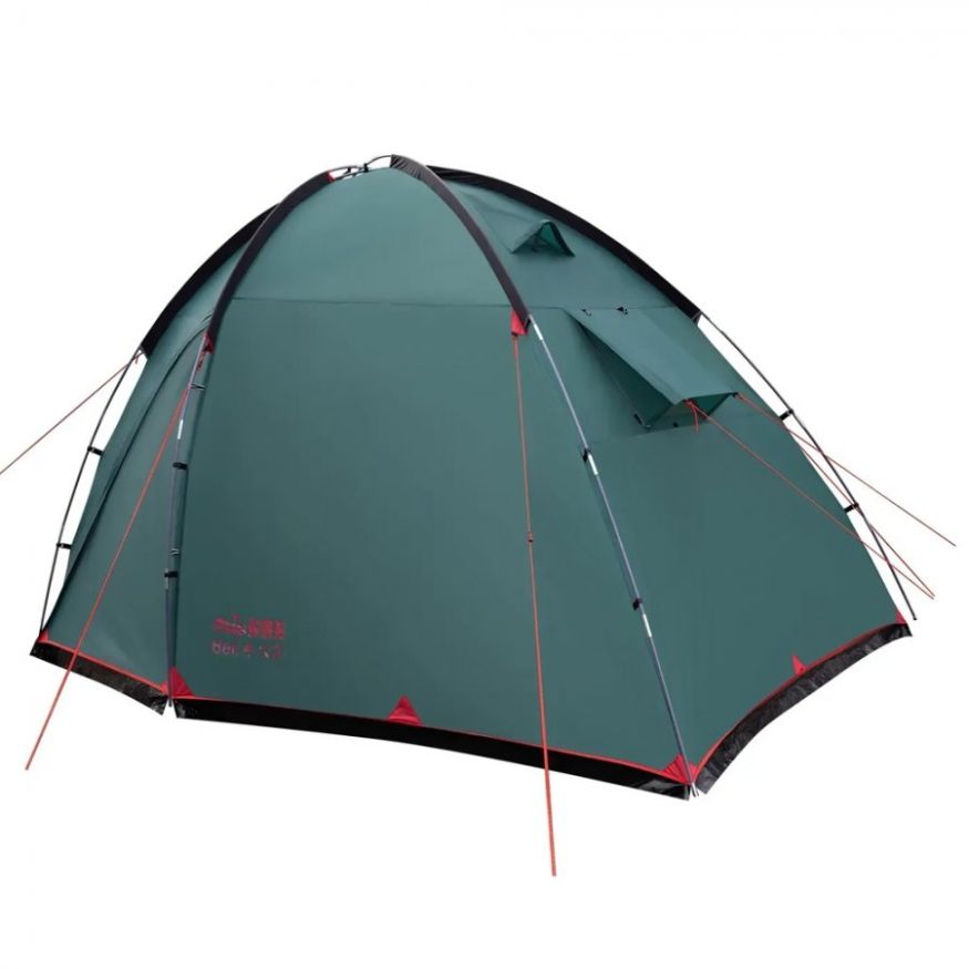 Палатка Bell 4 v2, зеленый цвет, Tramp